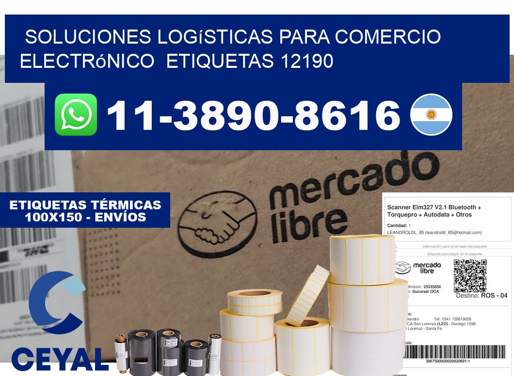 Soluciones logísticas para comercio electrónico etiquetas 12190