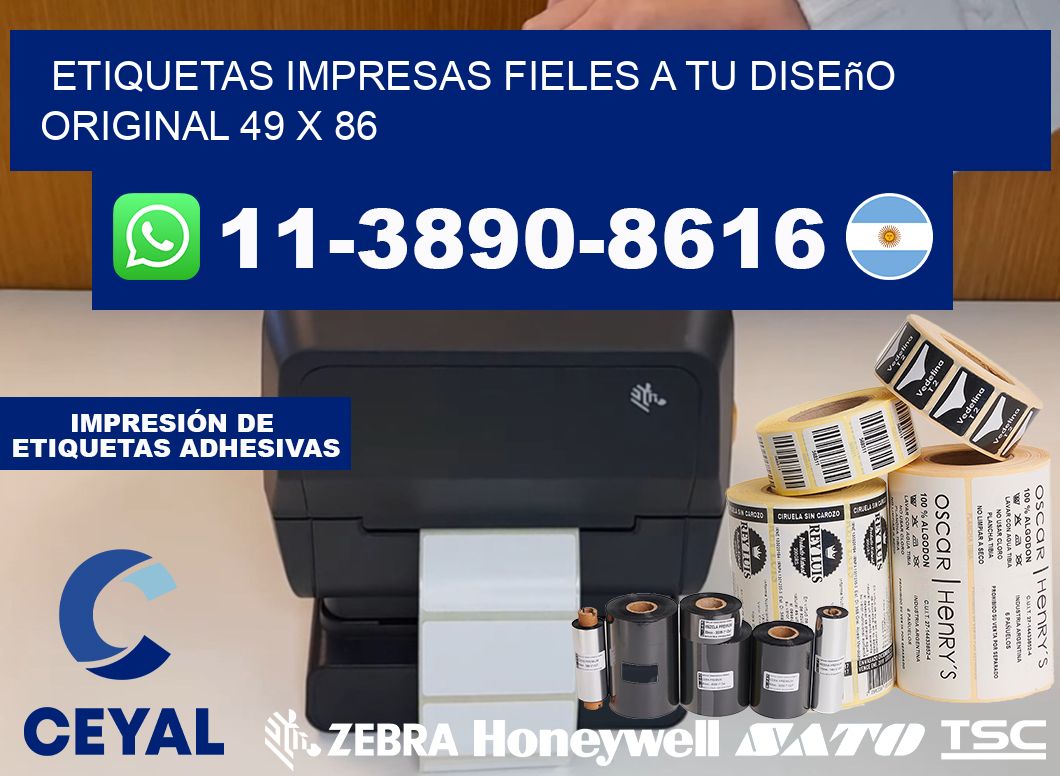 etiquetas impresas fieles a tu diseño original 49 x 86