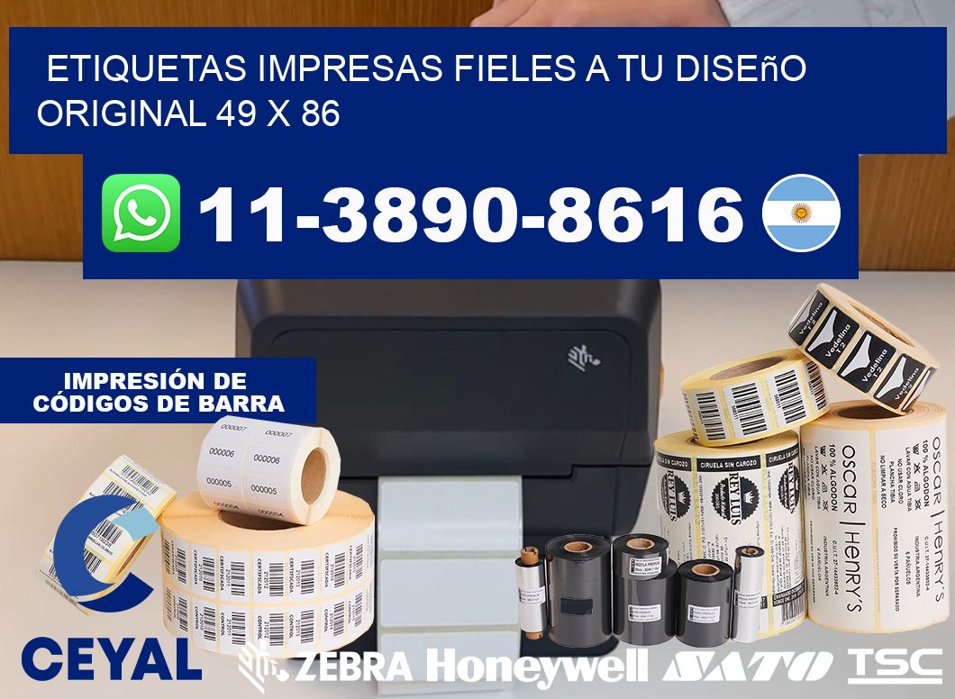 etiquetas impresas fieles a tu diseño original 49 x 86