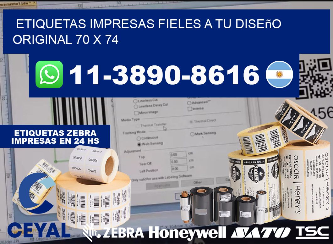 etiquetas impresas fieles a tu diseño original 70 x 74