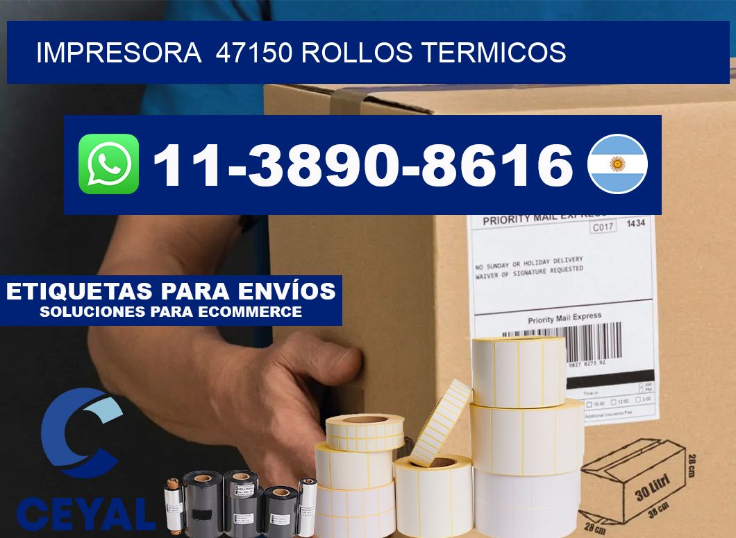 impresora 47150 rollos termicos