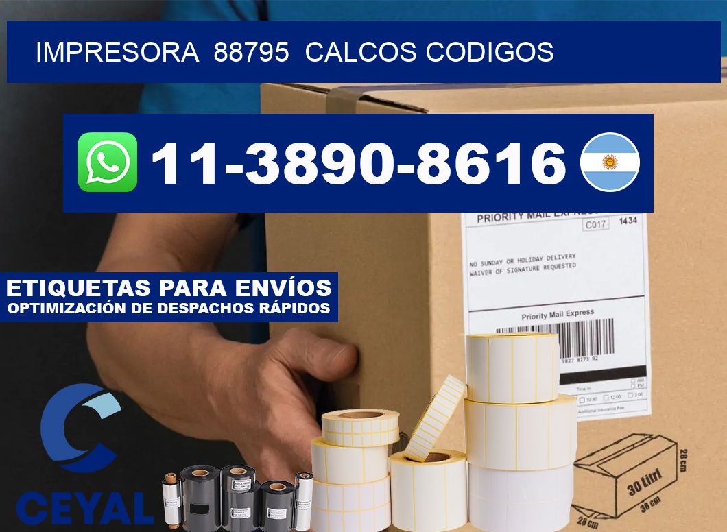 impresora 88795 calcos codigos