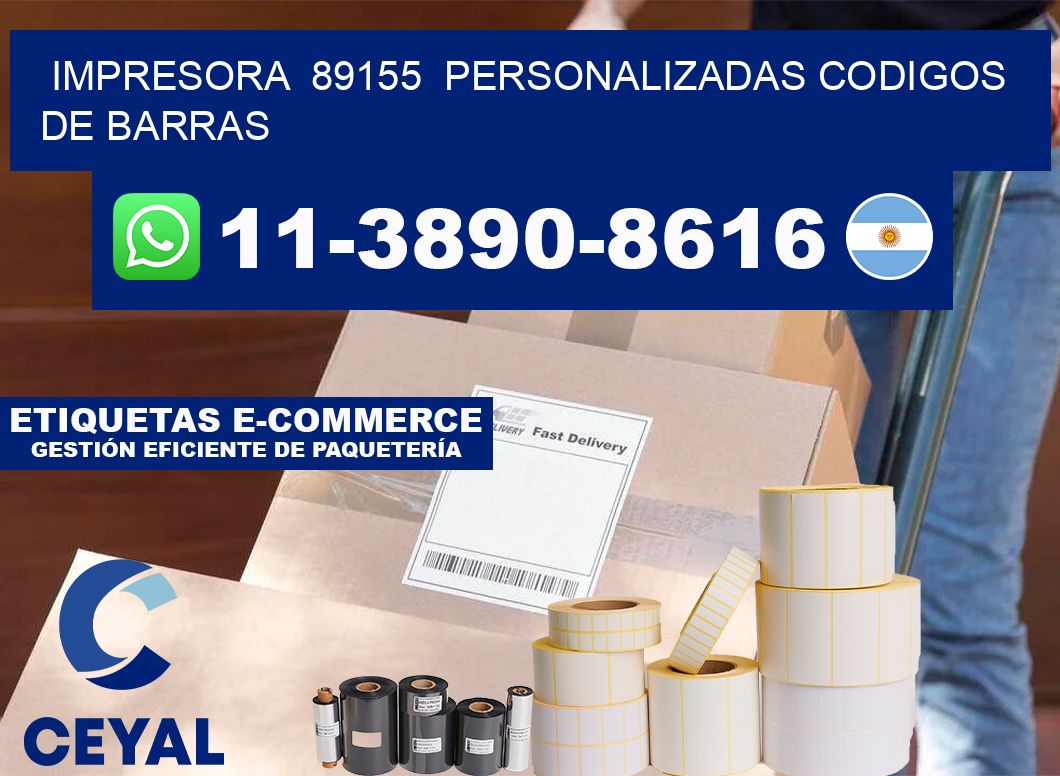 impresora  89155  personalizadas codigos de barras