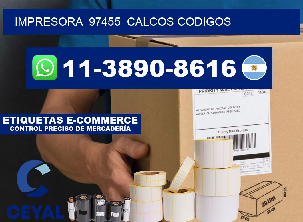 impresora 97455 calcos codigos