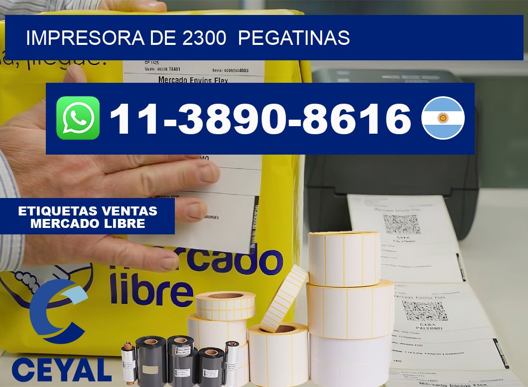 impresora de 2300 pegatinas