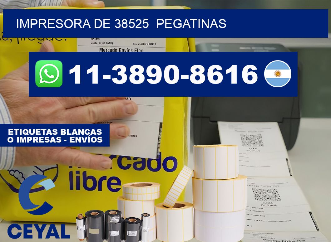 impresora de 38525 pegatinas