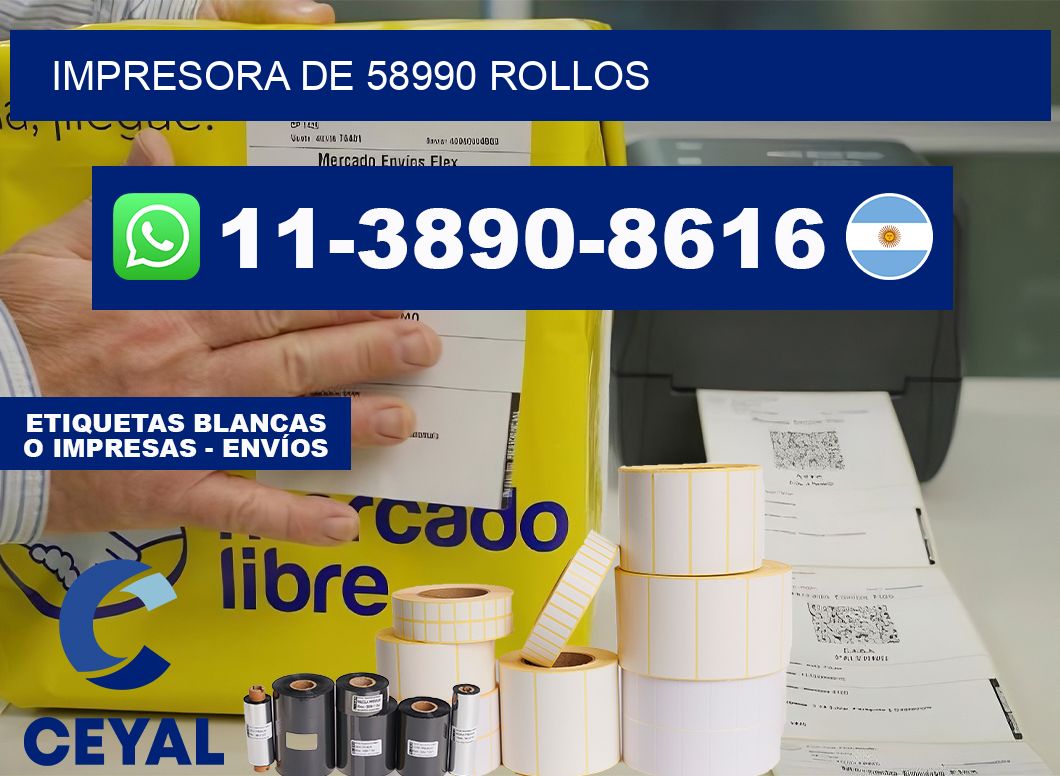 impresora de 58990 rollos