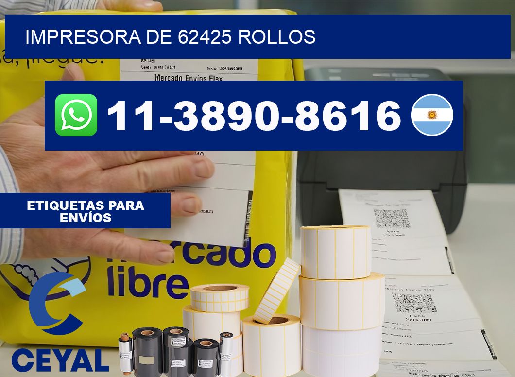 impresora de 62425 rollos