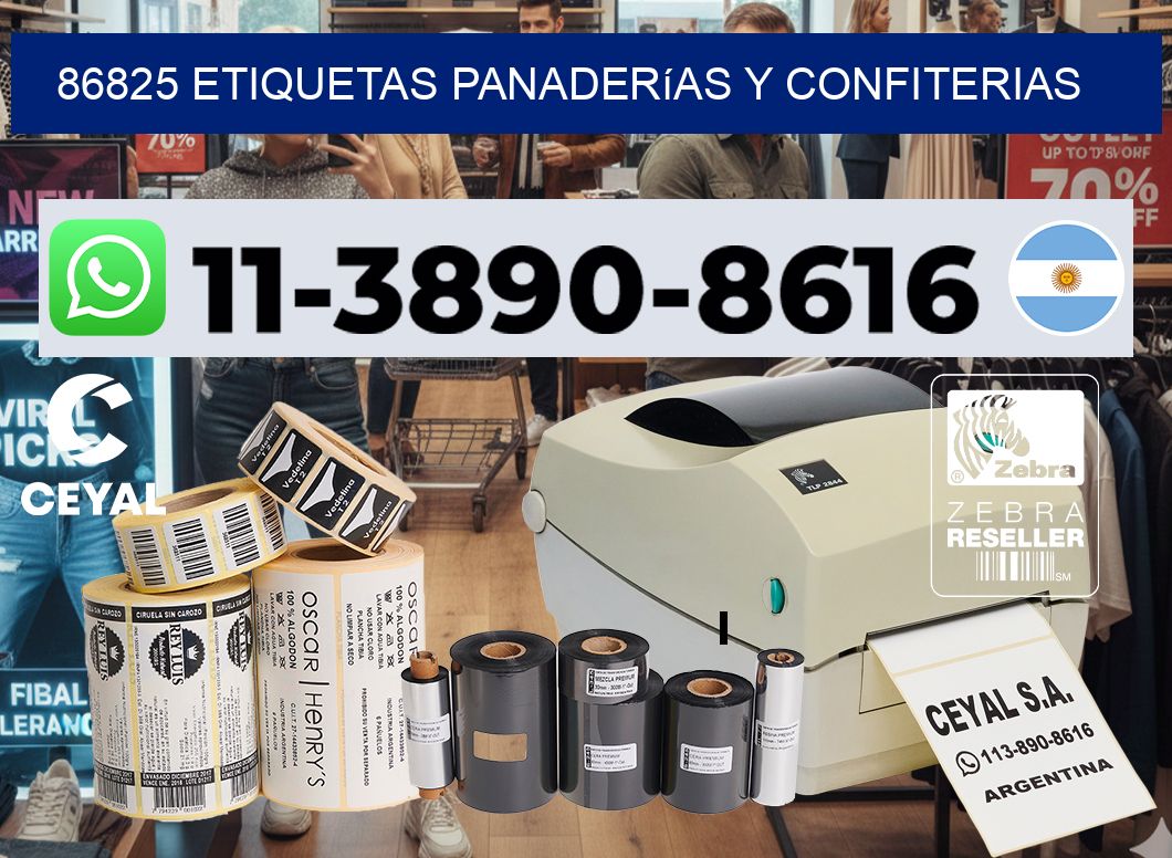 86825 etiquetas panaderías y confiterias