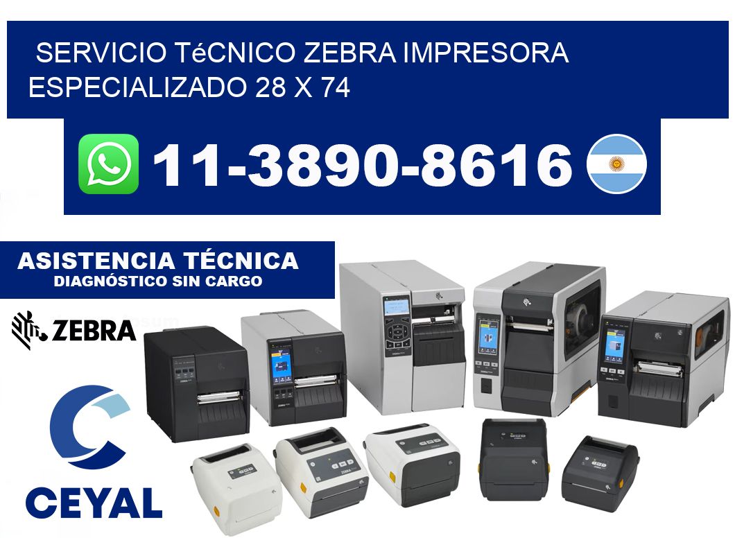 Servicio Técnico Zebra Impresora Especializado 28 x 74