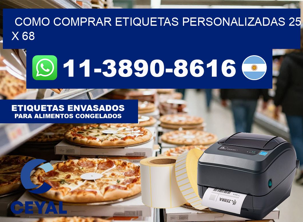como comprar etiquetas personalizadas 25 x 68