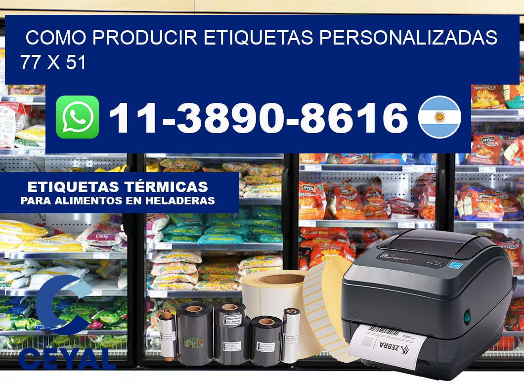 como producir etiquetas personalizadas 77 x 51