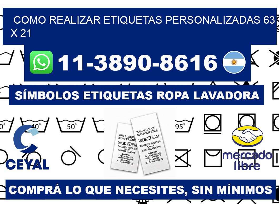 como realizar etiquetas personalizadas 63 x 21