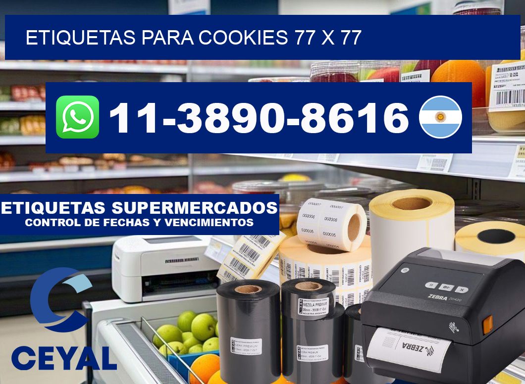 etiquetas para Cookies 77 x 77