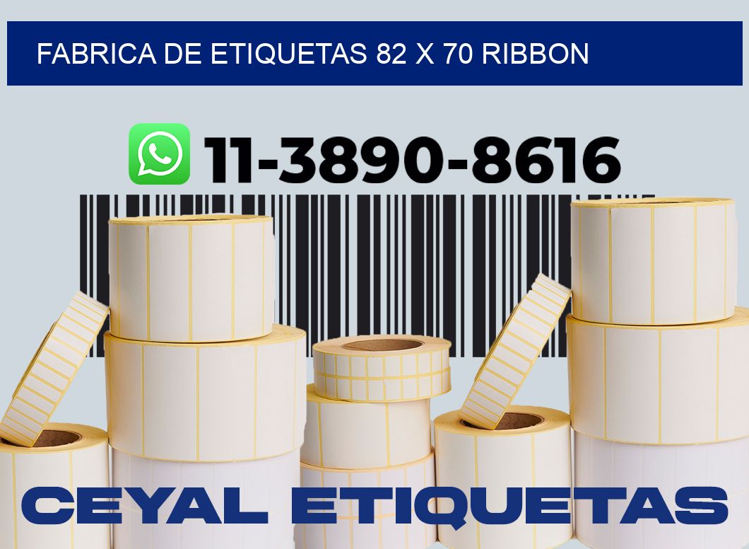 fabrica de etiquetas 82 x 70 ribbon