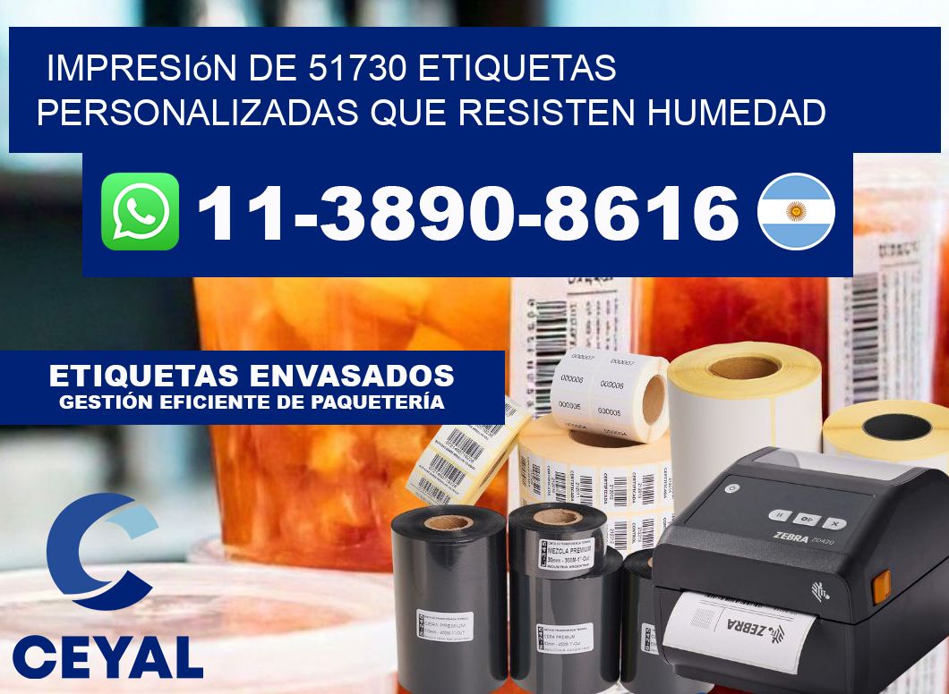 impresión de 51730 etiquetas personalizadas que resisten humedad