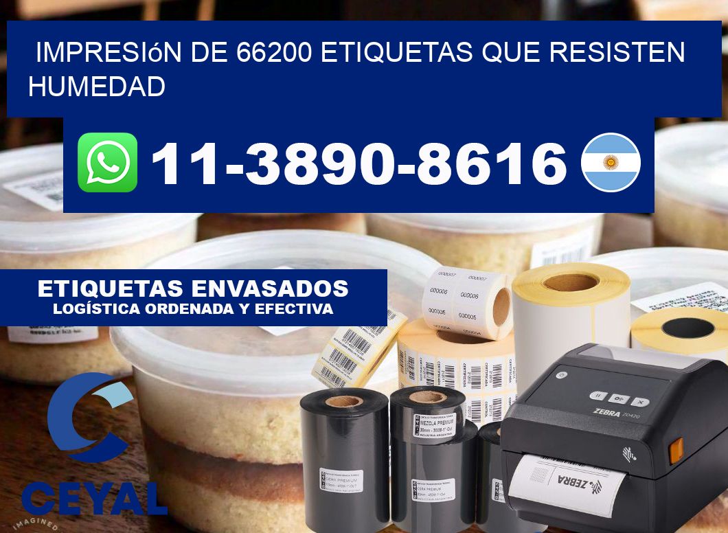 impresión de 66200 etiquetas que resisten humedad