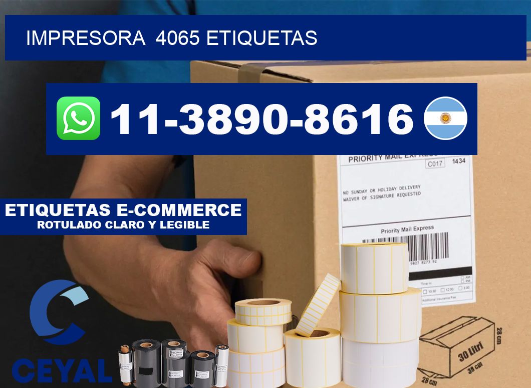 impresora 4065 etiquetas