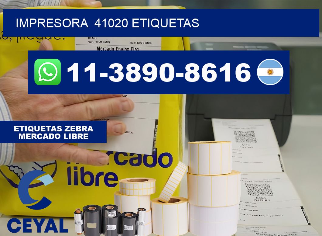 impresora  41020 etiquetas