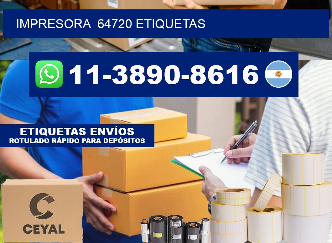impresora  64720 etiquetas