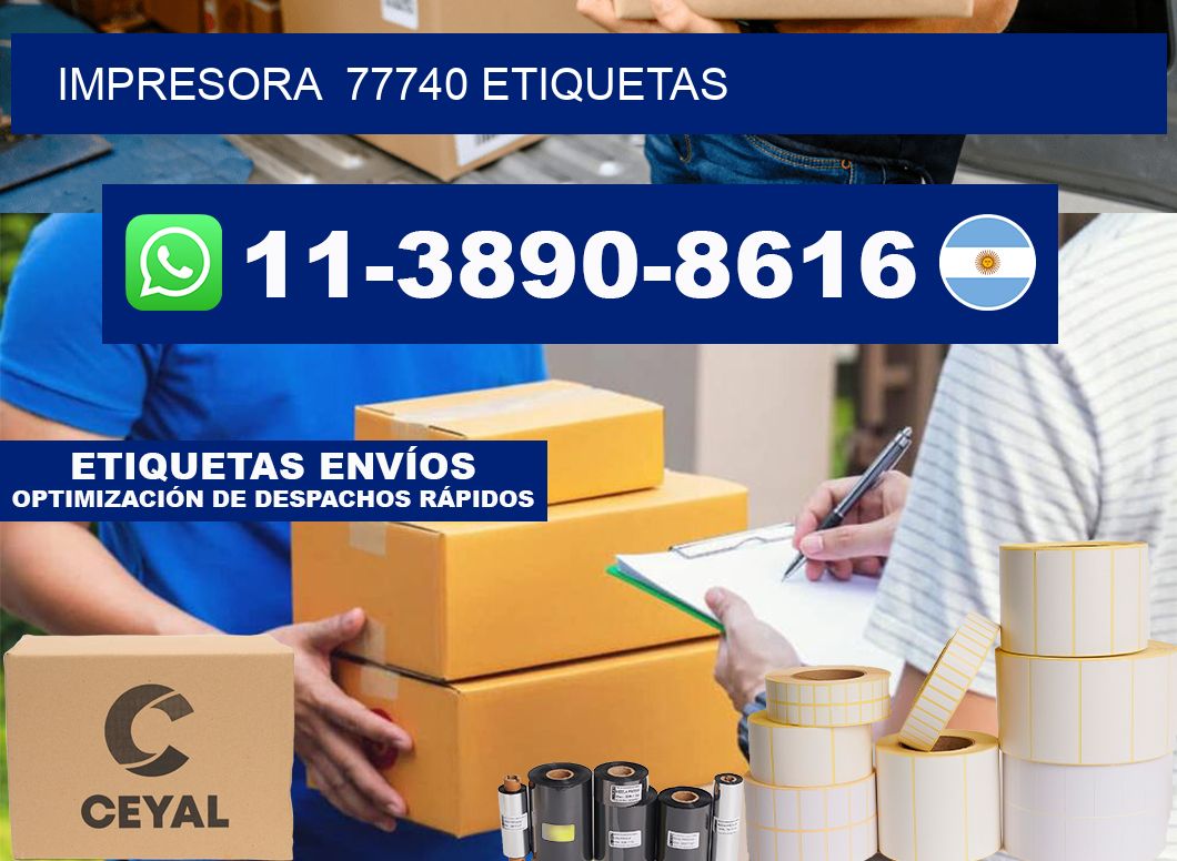 impresora 77740 etiquetas