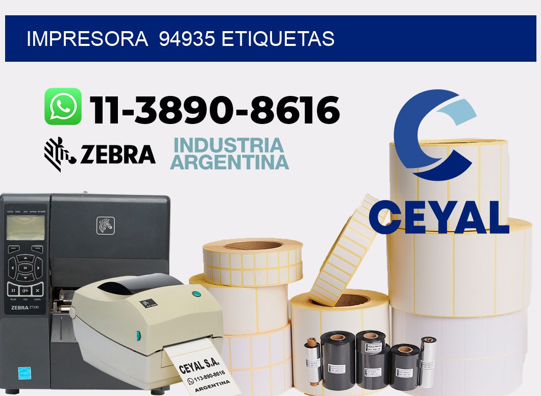 impresora  94935 etiquetas