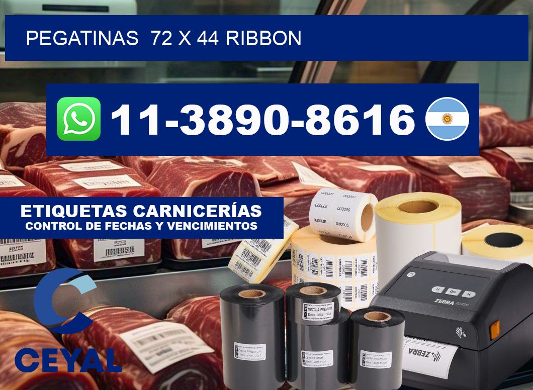 pegatinas 72 x 44 ribbon