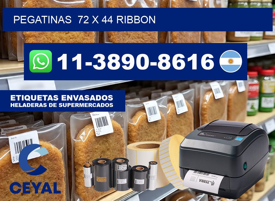 pegatinas  72 x 44 ribbon