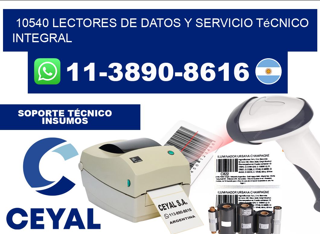 10540 Lectores de Datos y Servicio Técnico Integral