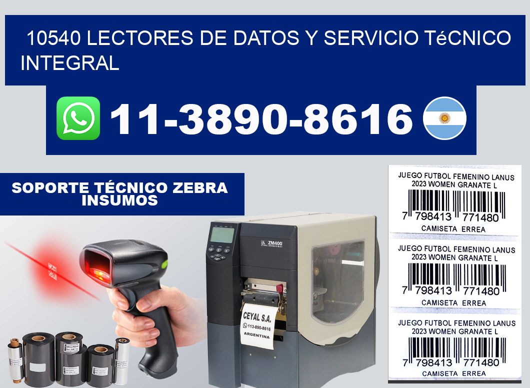 10540 Lectores de Datos y Servicio Técnico Integral