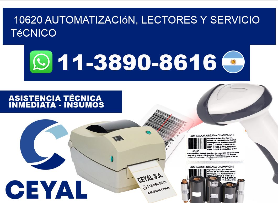 10620 Automatización, Lectores y Servicio Técnico