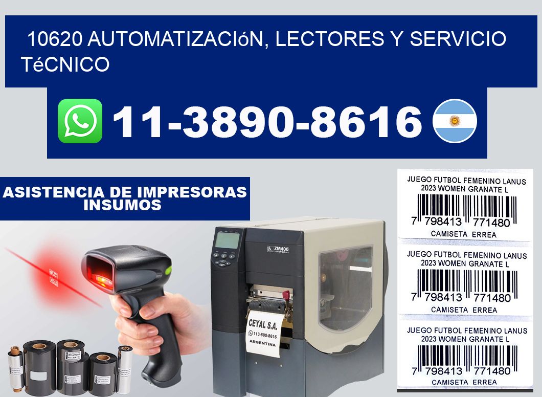 10620 Automatización, Lectores y Servicio Técnico