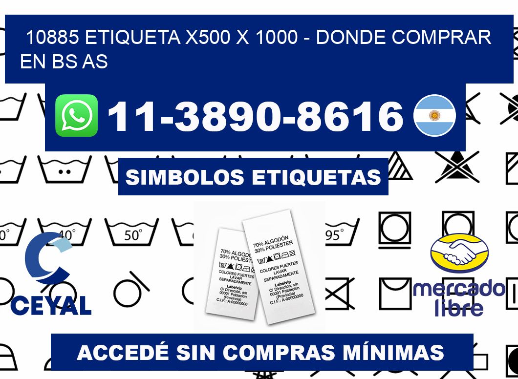 10885 etiqueta x500 x 1000 - Donde Comprar en bs as