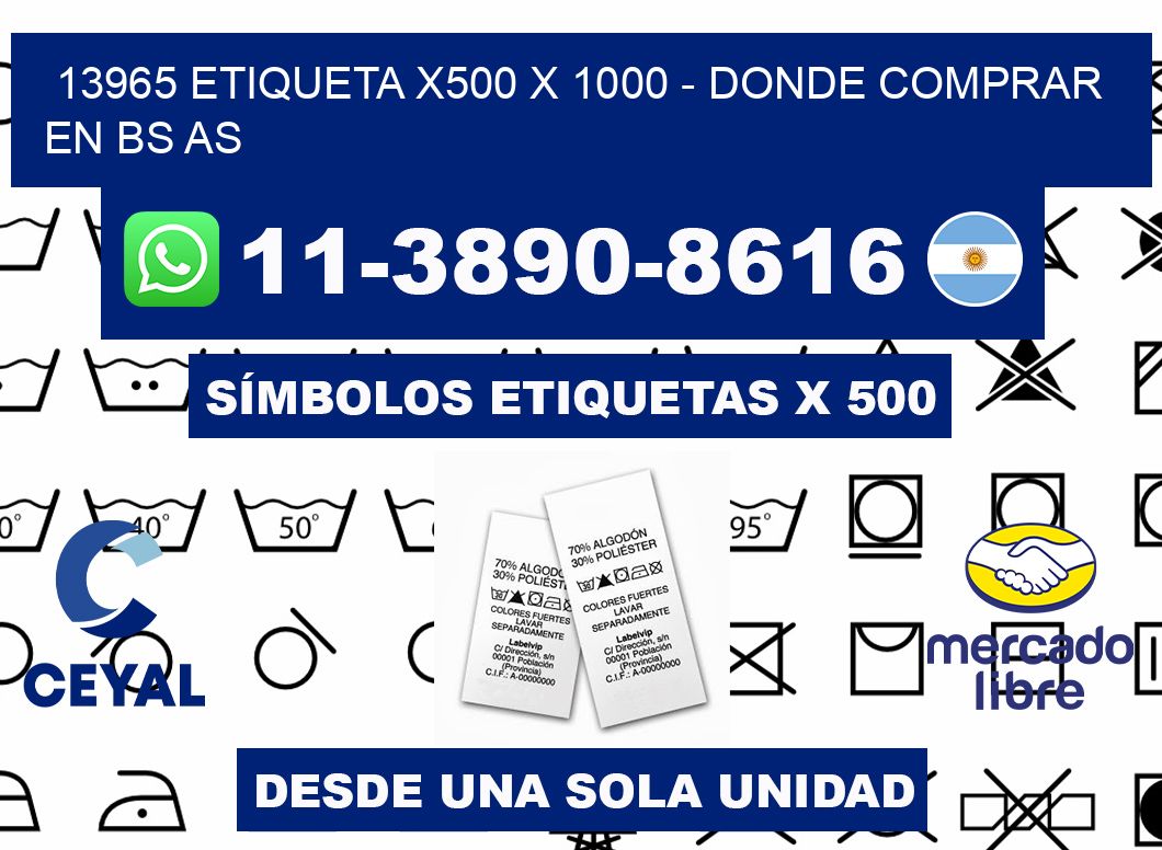 13965 etiqueta x500 x 1000 - Donde Comprar en bs as