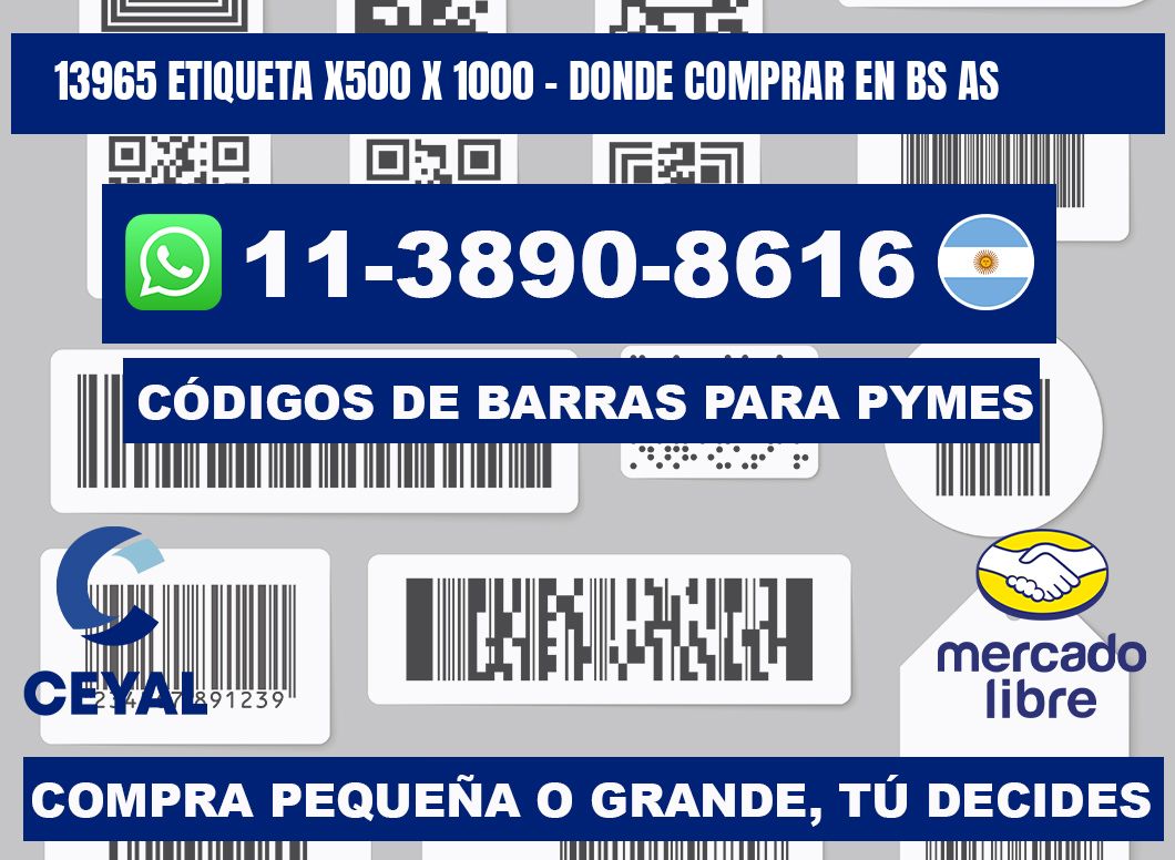 13965 etiqueta x500 x 1000 - Donde Comprar en bs as