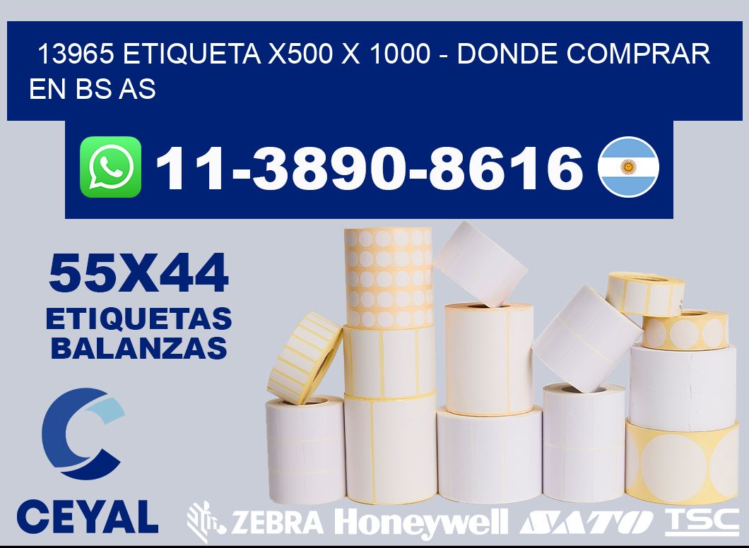 13965 etiqueta x500 x 1000 - Donde Comprar en bs as