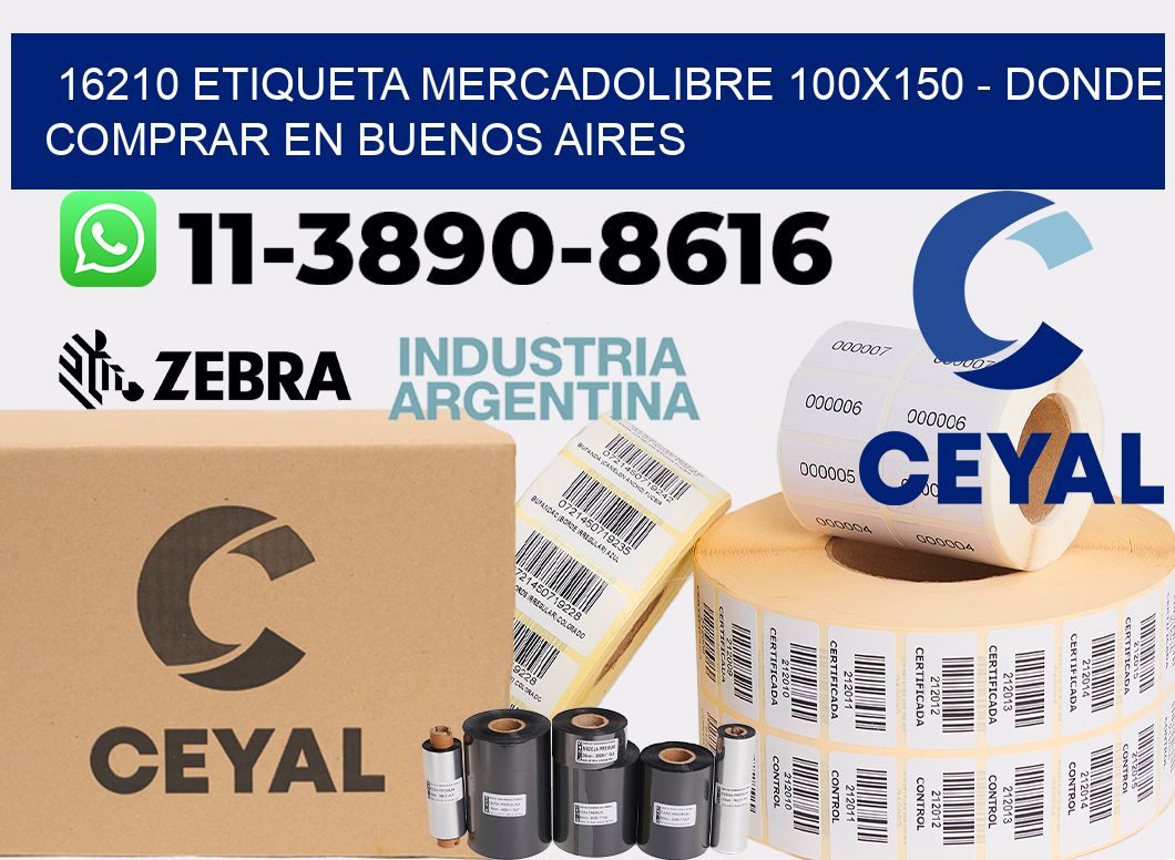 16210 etiqueta MercadoLibre 100x150 - Donde Comprar en Buenos Aires