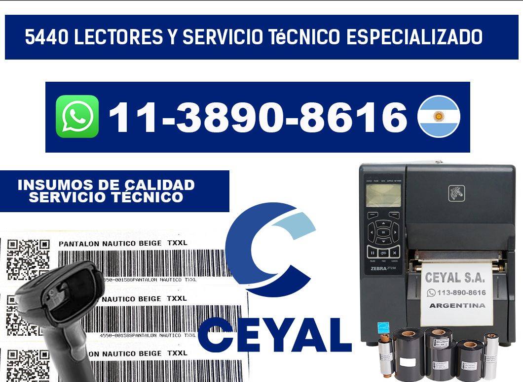 5440 Lectores y Servicio Técnico Especializado