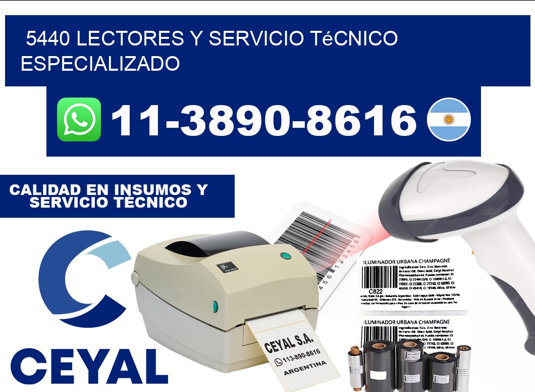 5440 Lectores y Servicio Técnico Especializado
