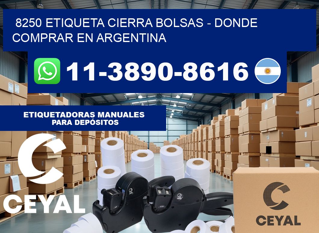 8250 etiqueta Cierra Bolsas – Donde Comprar en Argentina