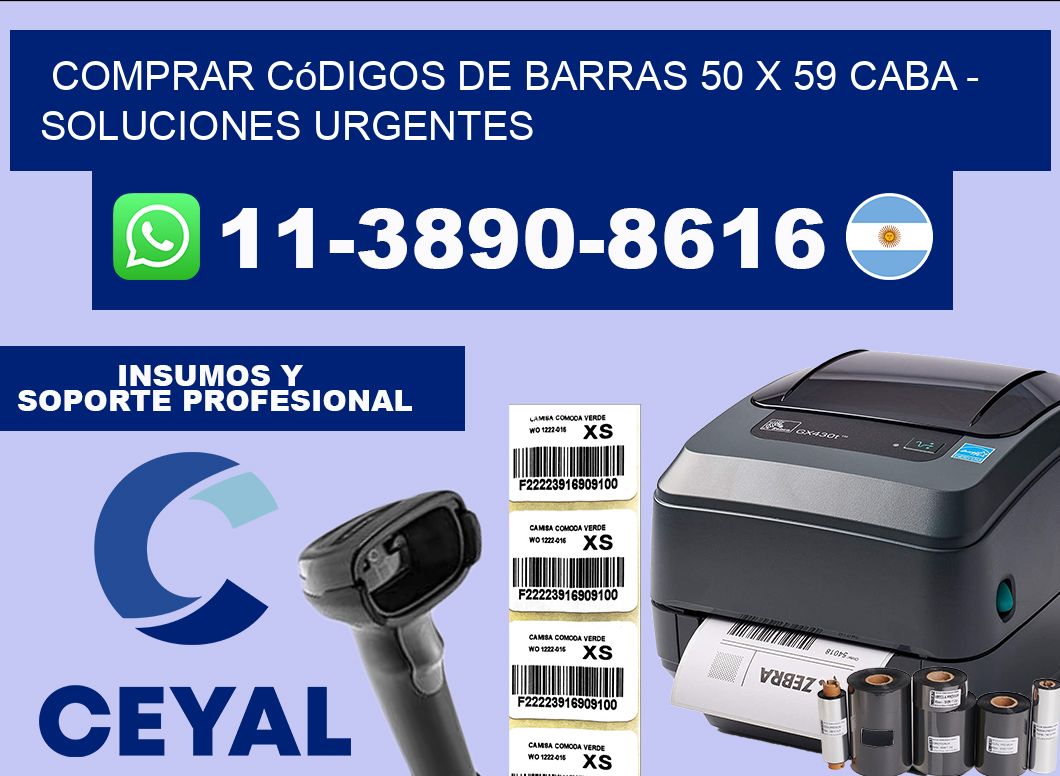 Comprar códigos de barras 50 x 59 CABA – soluciones urgentes