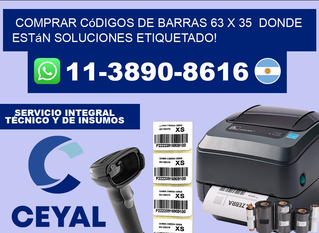 Comprar códigos de barras 63 x 35  donde están soluciones etiquetado!