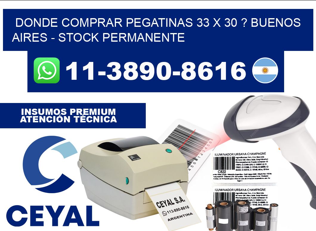 Donde Comprar pegatinas 33 x 30 ? Buenos Aires - Stock permanente