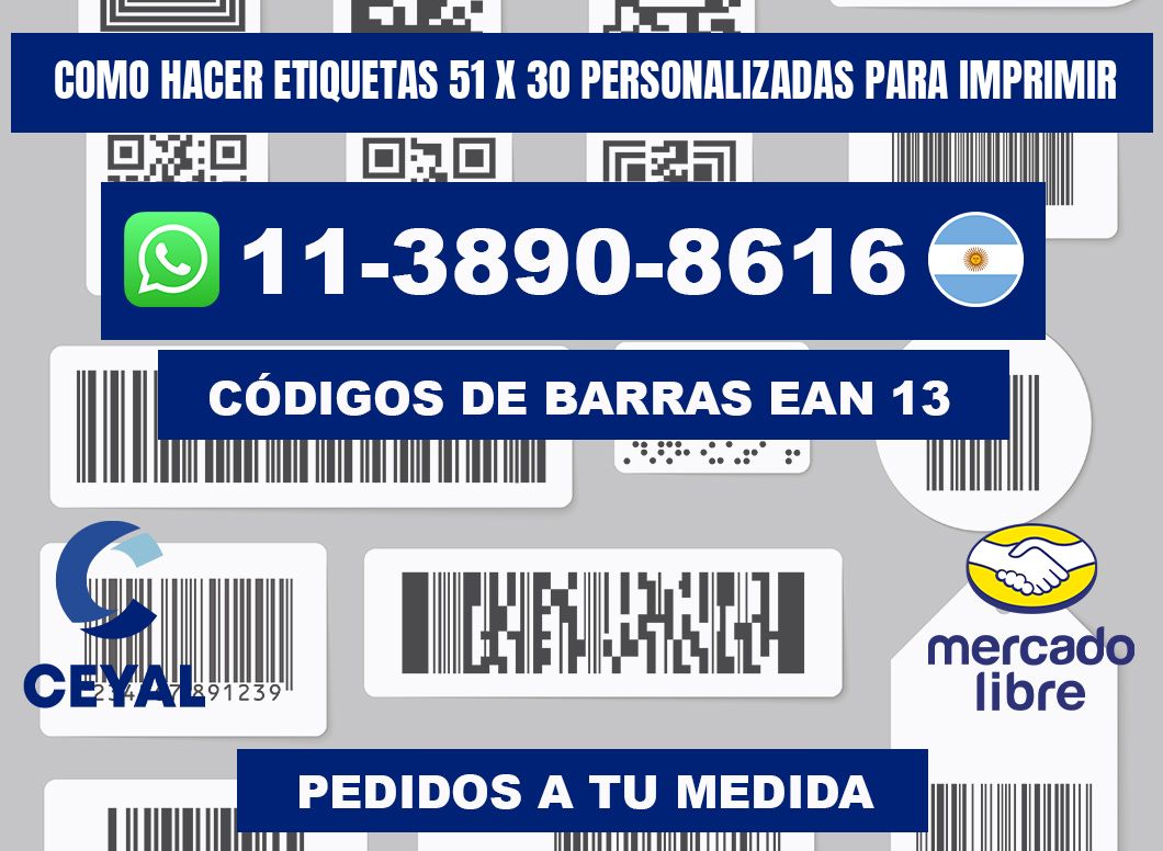 como hacer etiquetas 51 x 30 personalizadas para imprimir