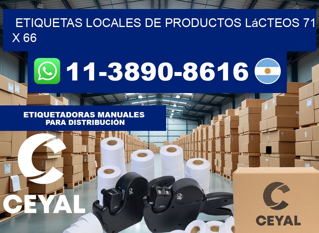etiquetas locales de productos lácteos 71 x 66