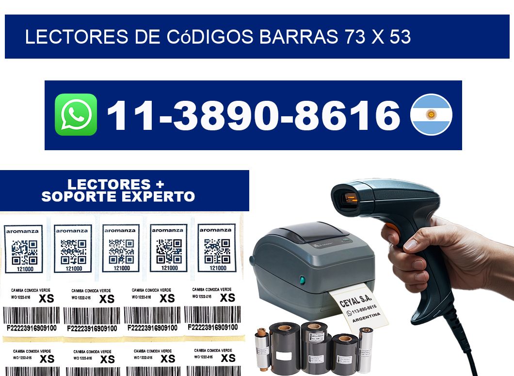 lectores de códigos barras 73 x 53