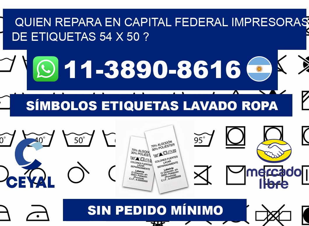quien repara en capital federal impresoras de etiquetas 54 x 50 ?