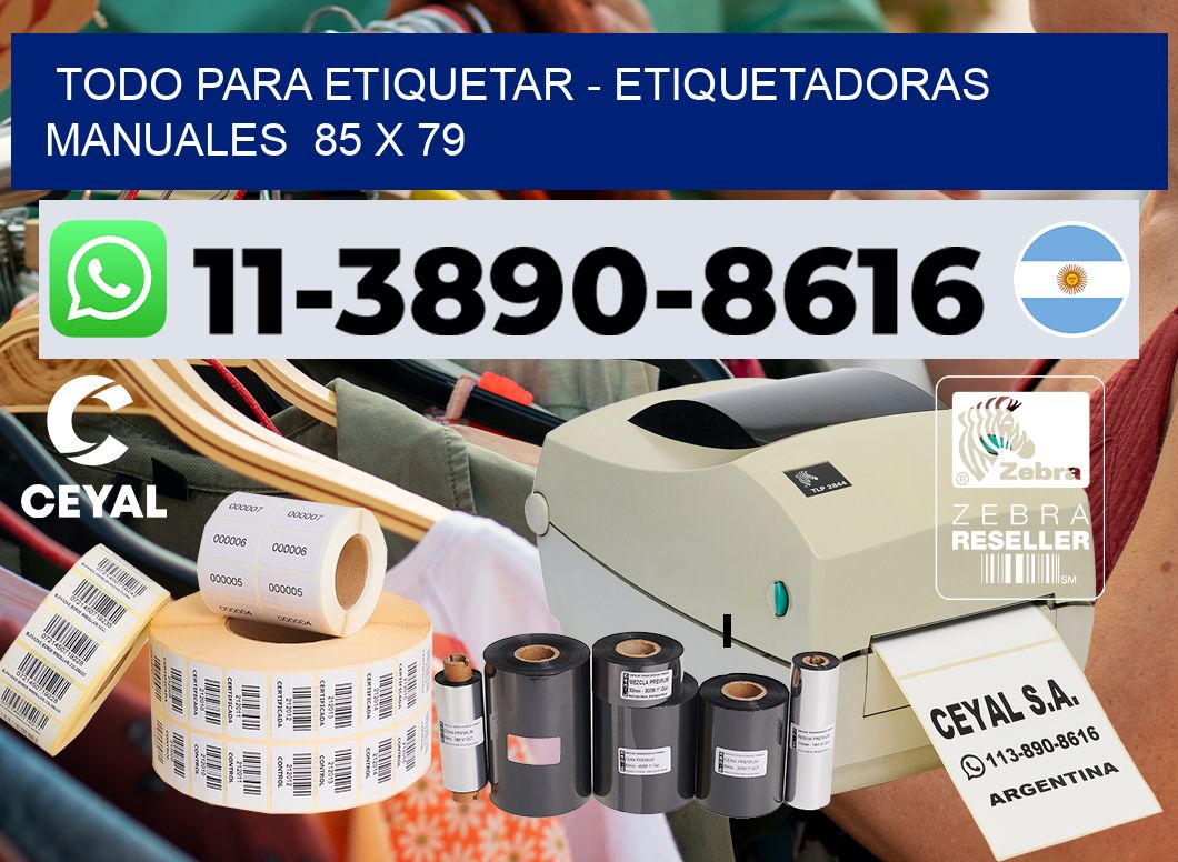 todo para etiquetar – Etiquetadoras Manuales  85 x 79