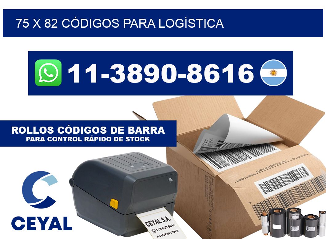 75 x 82 CÓDIGOS PARA LOGÍSTICA
