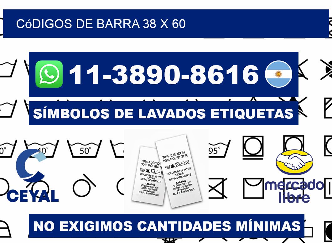 códigos de barra 38 x 60
